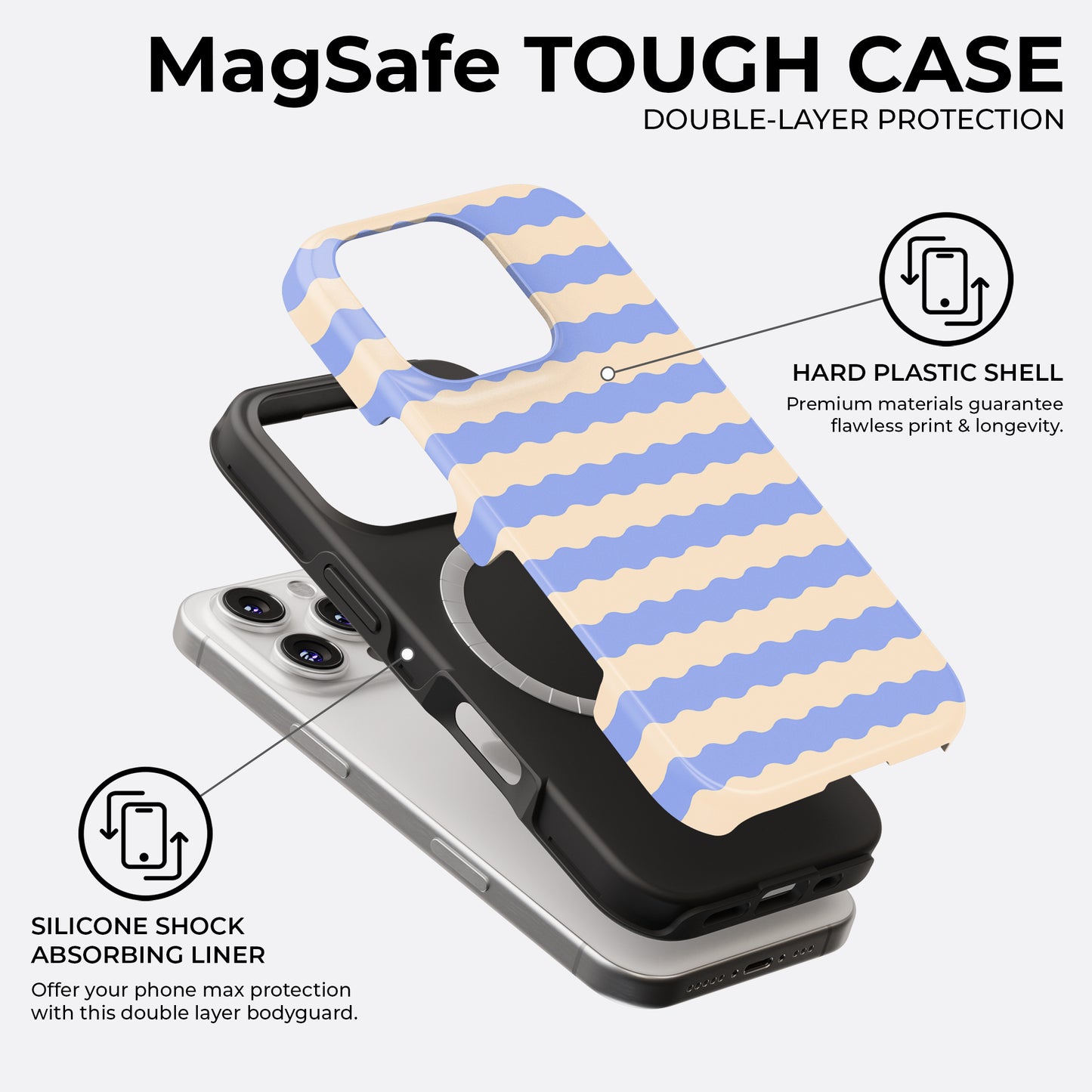 Coastal Ripple - MagSafe • Tough iPhone Case