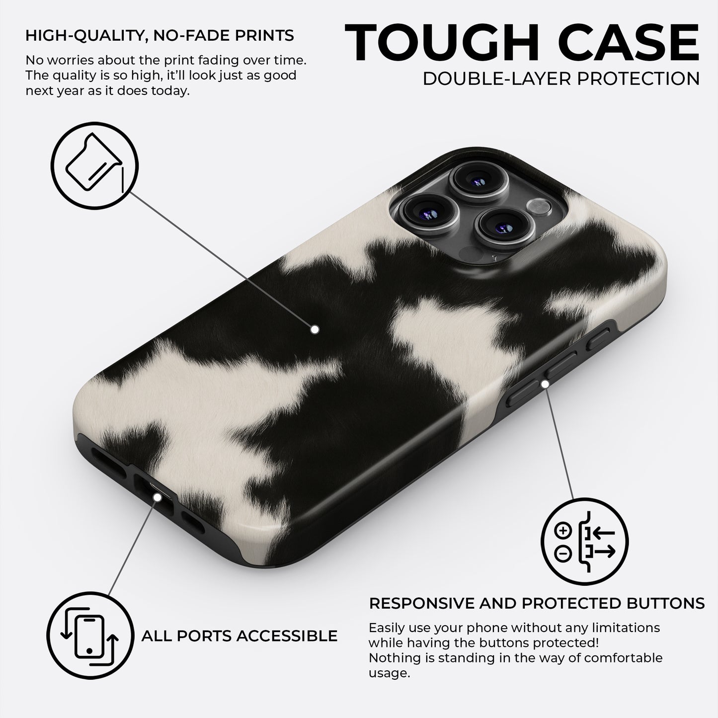 Cow - Phone Case • Tough