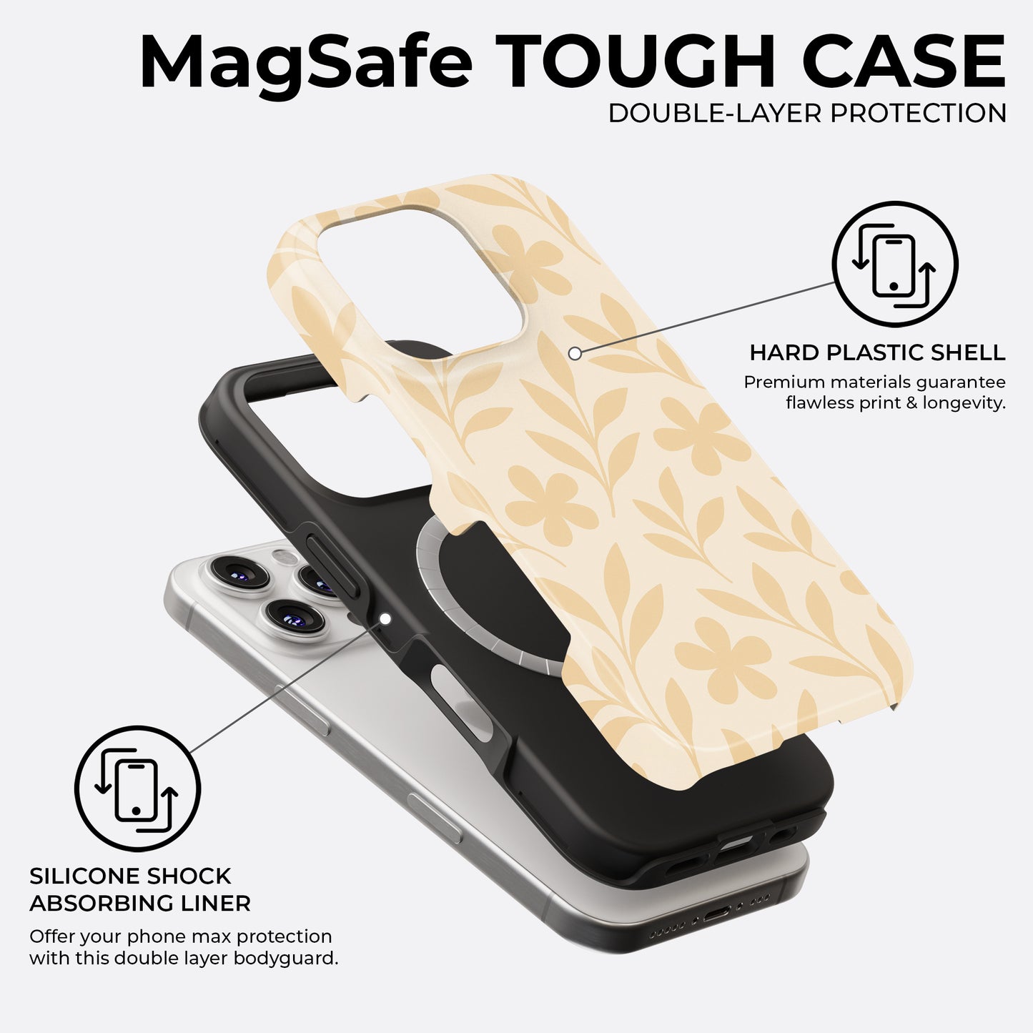 Sunpetal Bloom - MagSafe • Tough iPhone Case