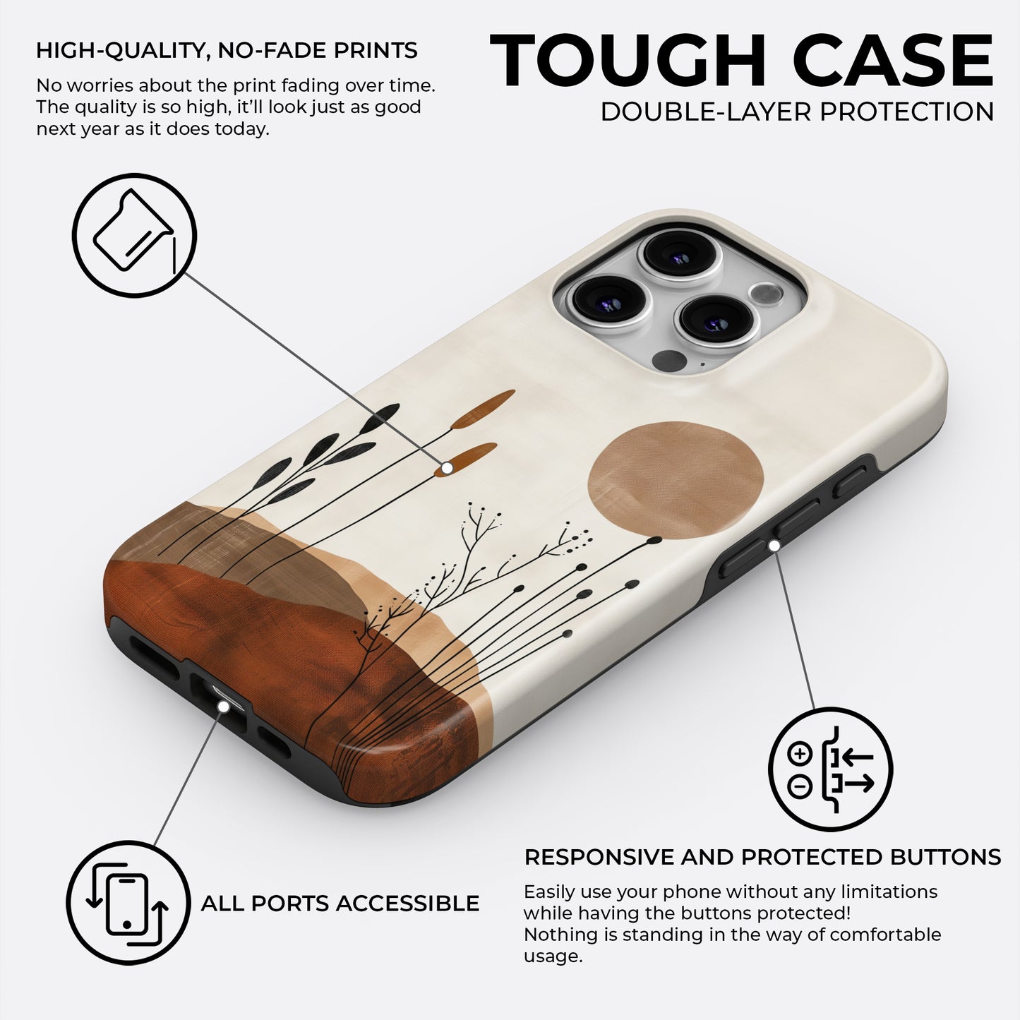 Quiet Sun - Phone Case • Tough