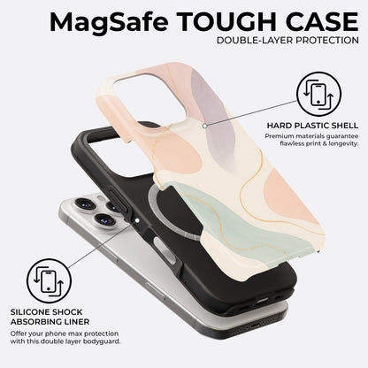 Pastel Flow - MagSafe • Tough iPhone Case