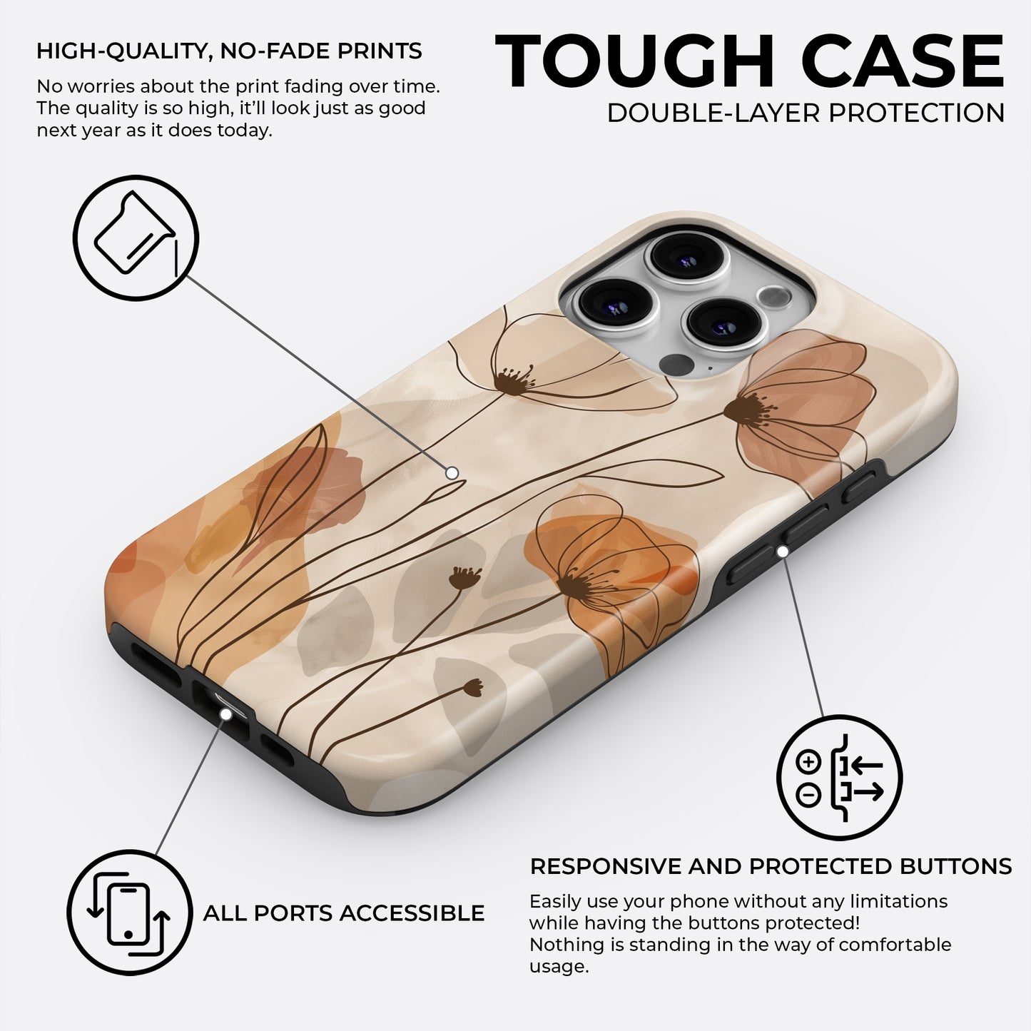 Muse in Bloom - Phone Case • Tough