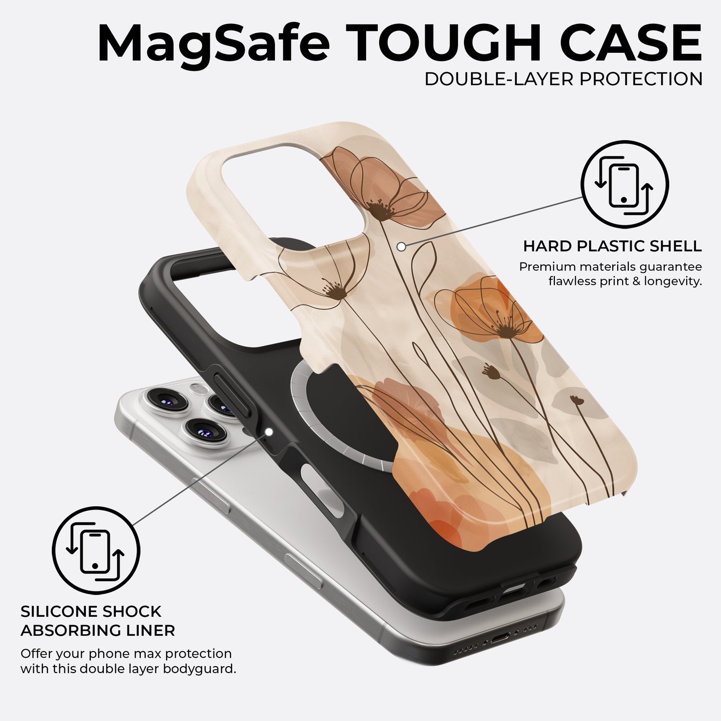Muse in Bloom - MagSafe • Tough iPhone Case