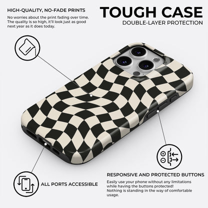 Twisted Check - Phone Case • Tough