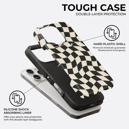 Twisted Check - Phone Case • Tough
