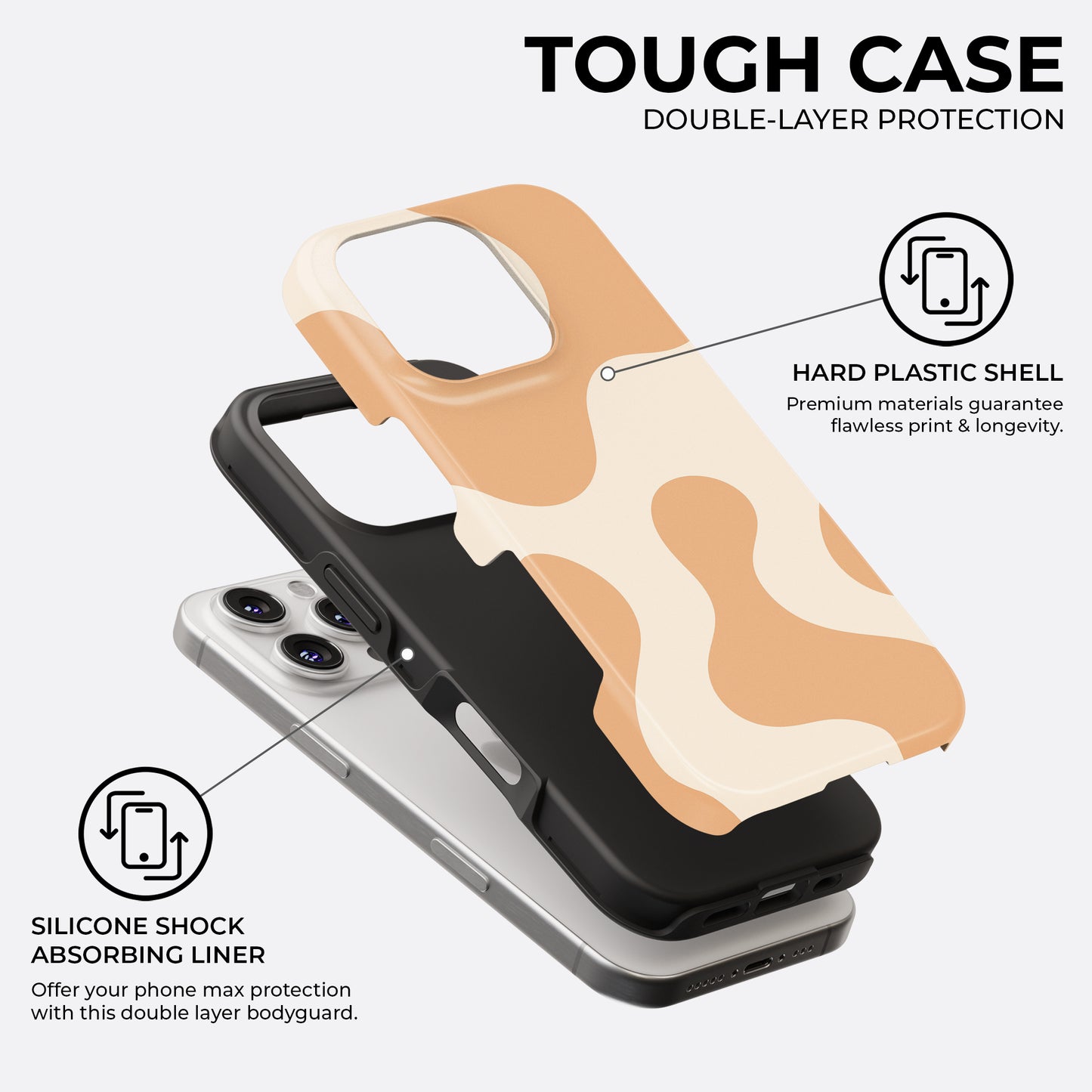Peach Groove - Phone Case • Tough