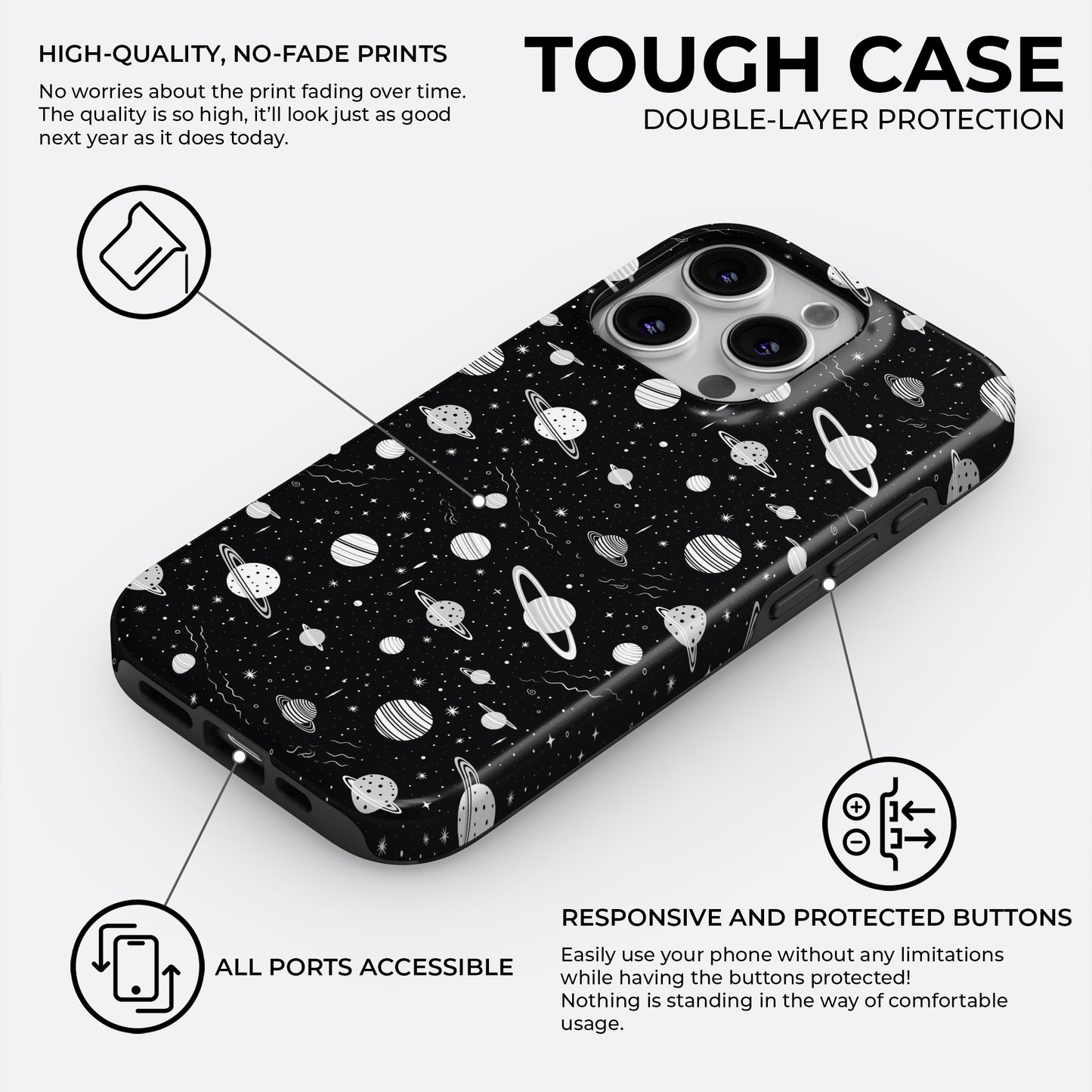 Space Out - Phone Case • Tough
