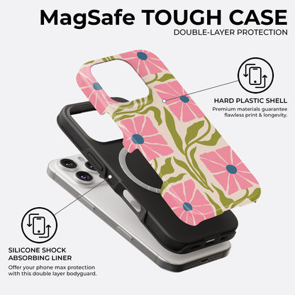 Pink Eden - MagSafe • Tough iPhone Case