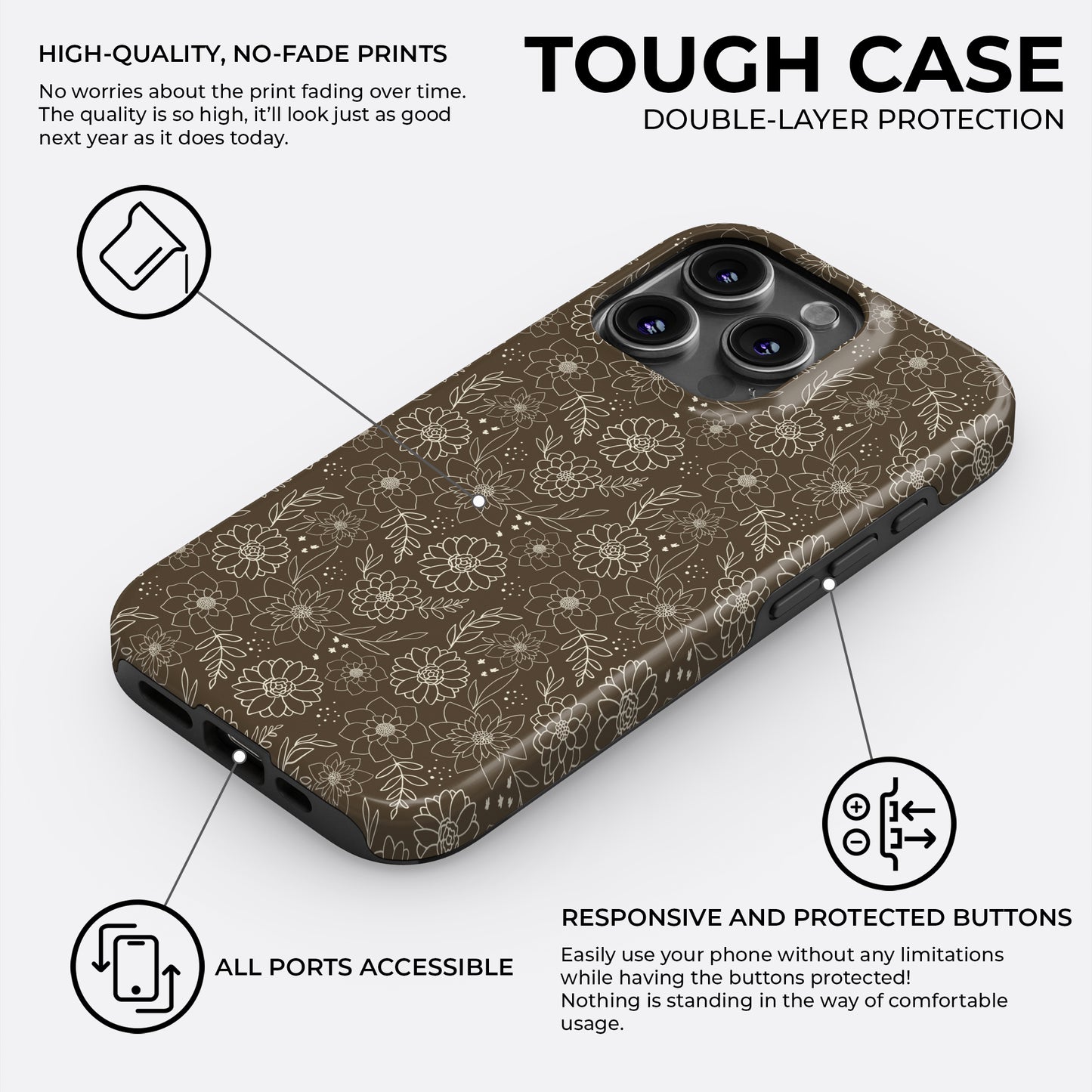 Vintage Field - Phone Case • Tough