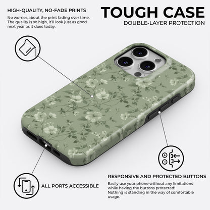 Olive Bloomscape - Phone Case • Tough
