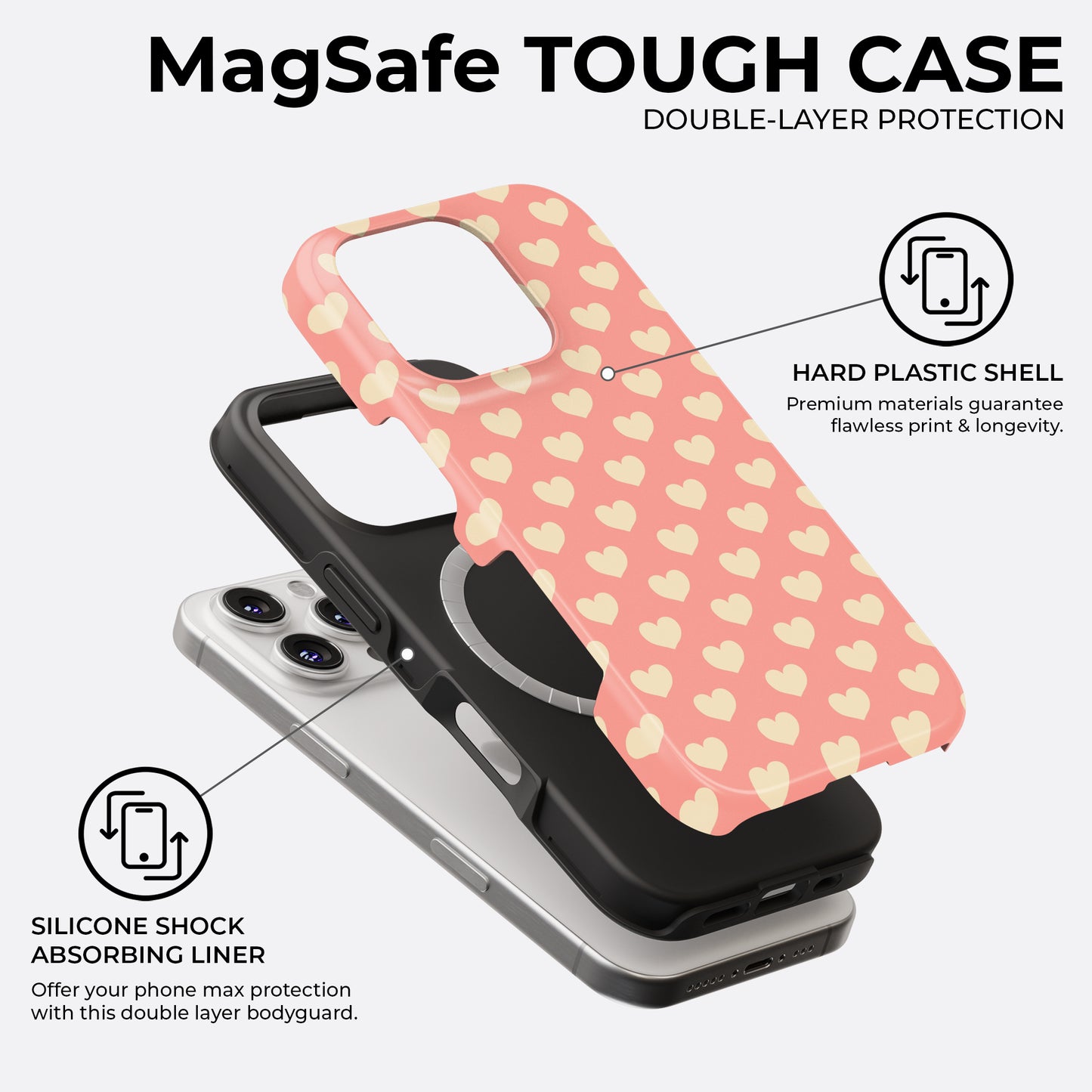 Blush Affair - MagSafe • Tough iPhone Case