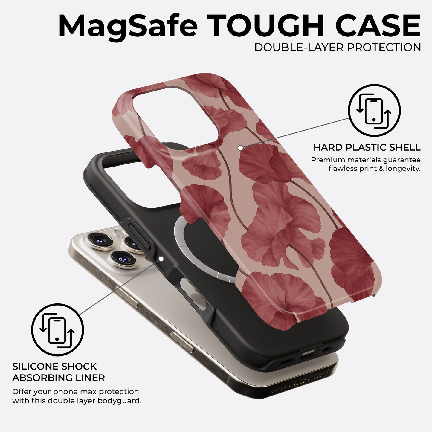 Dustflower - MagSafe • Tough iPhone Case