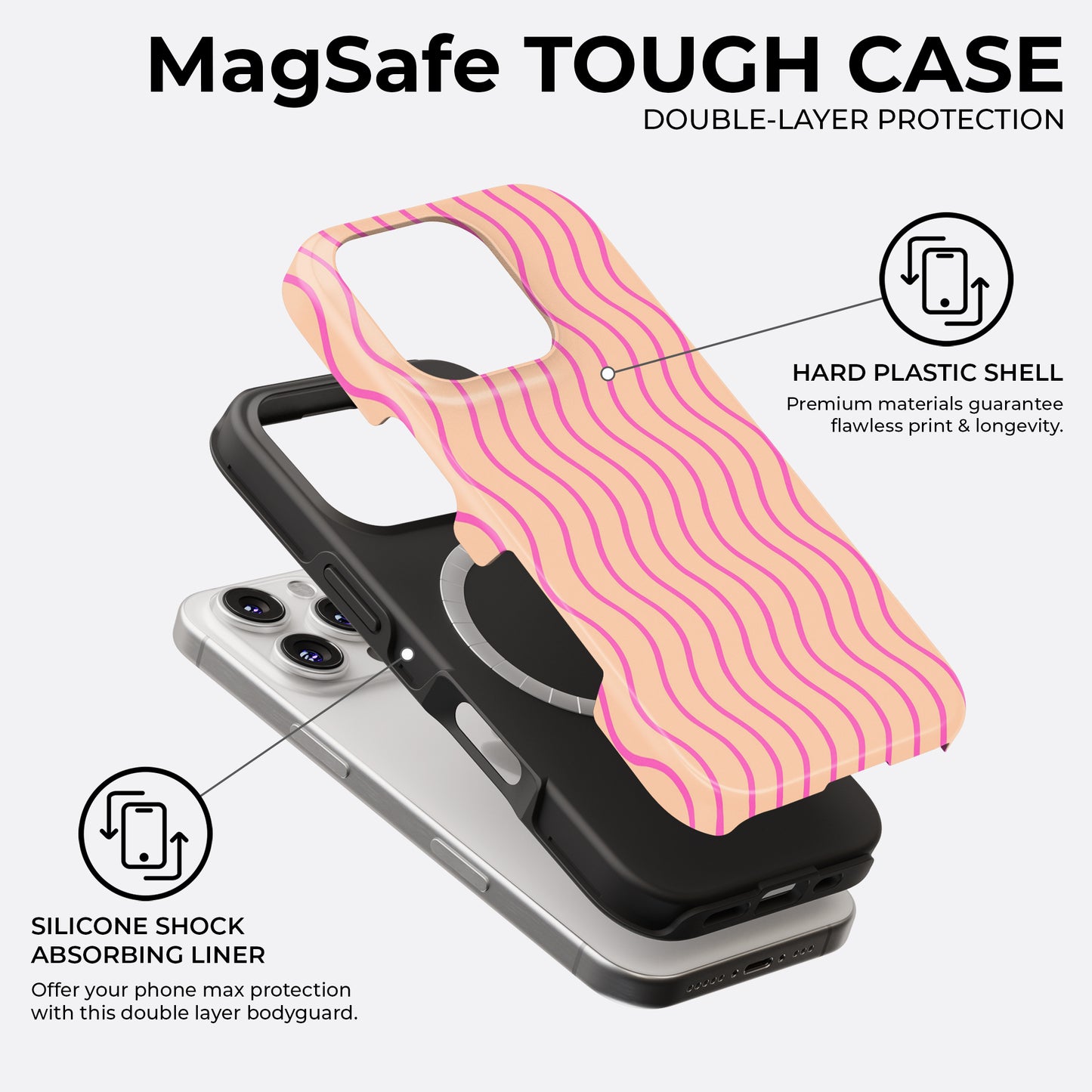 Flirtline - MagSafe • Tough iPhone Case