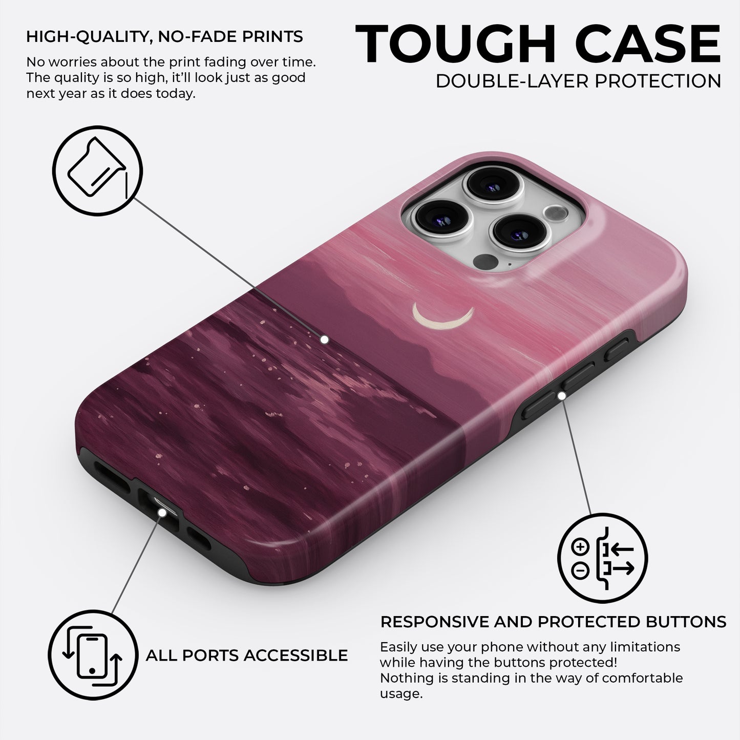Violet Hour - Phone Case • Tough