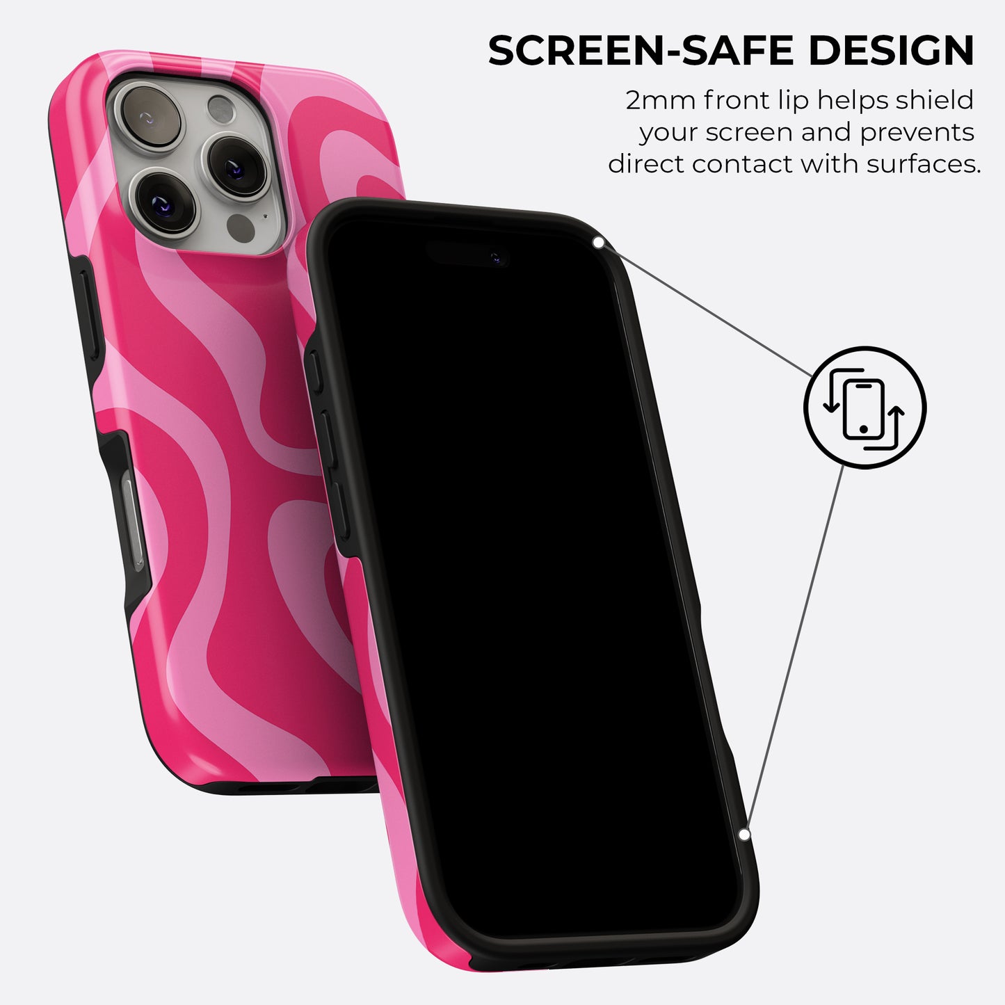 Hot Pink - Phone Case • Tough