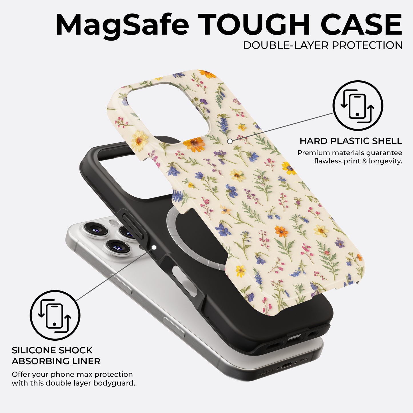 Floret - MagSafe • Tough iPhone Case