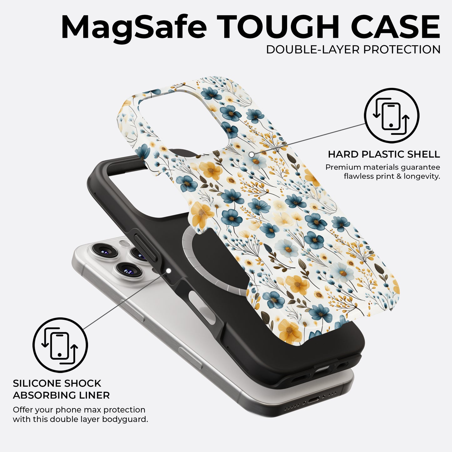 Florielle - MagSafe • Tough iPhone Case
