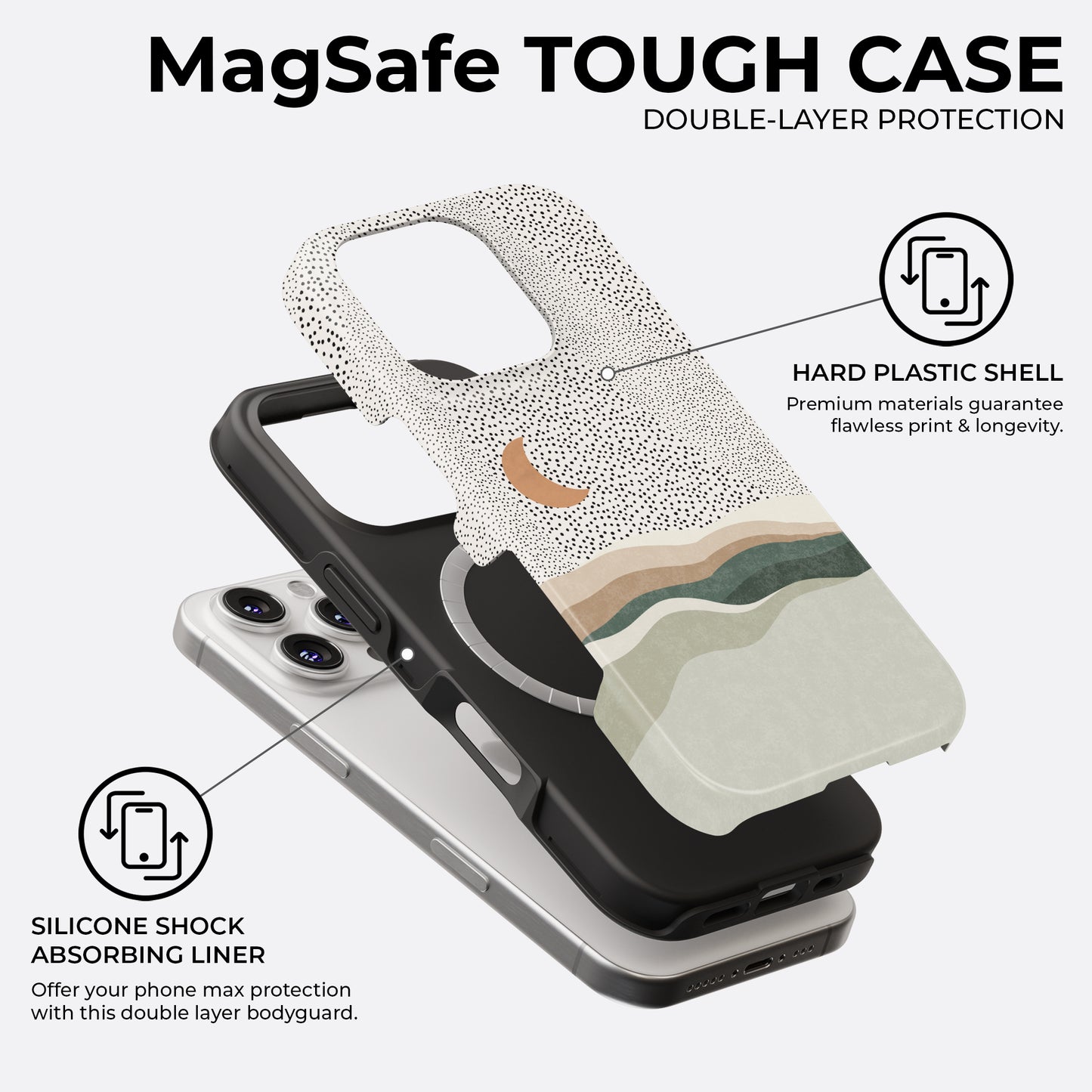 Still Horizon - MagSafe • Tough iPhone Case