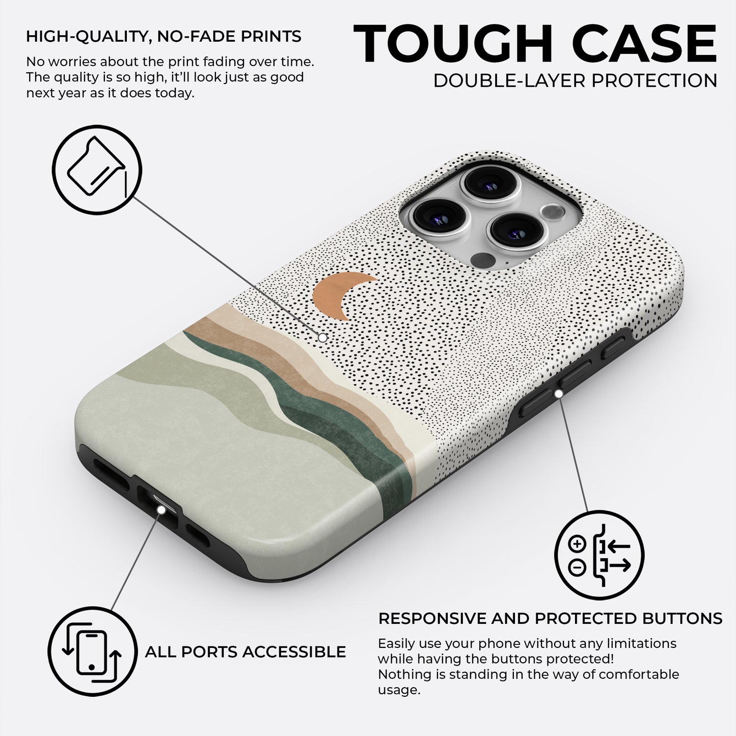Still Horizon - Phone Case • Tough