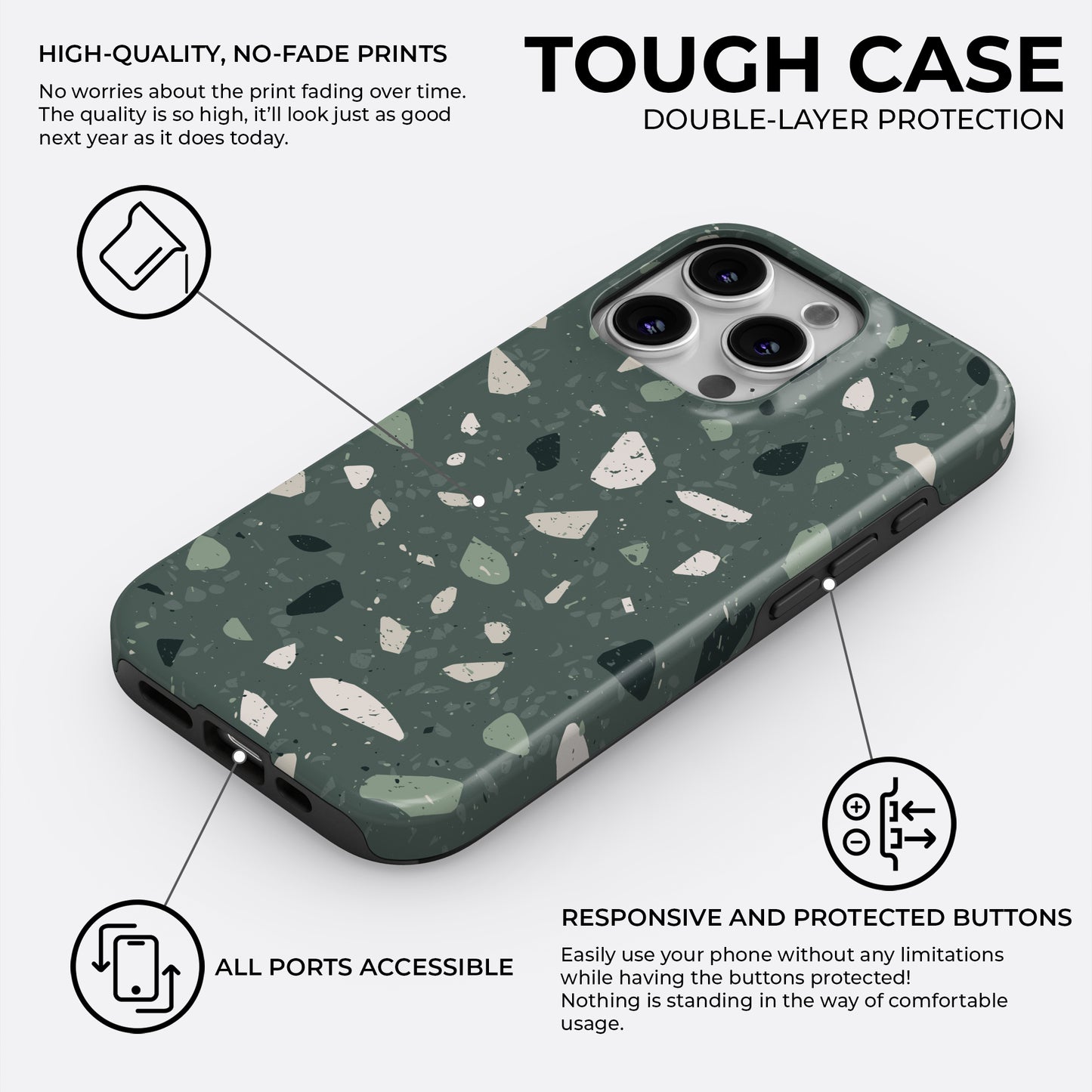 Muted - Phone Case • Tough