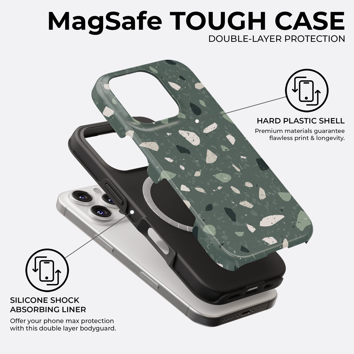 Muted - MagSafe • Tough iPhone Case