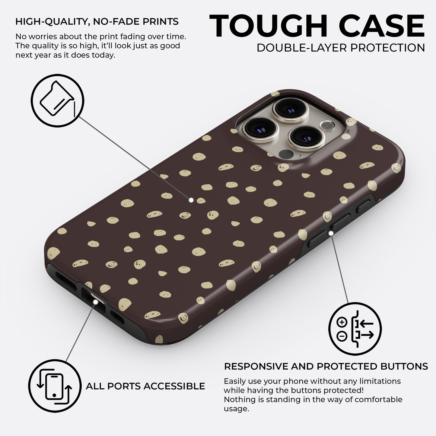 Mocha - Phone Case • Tough