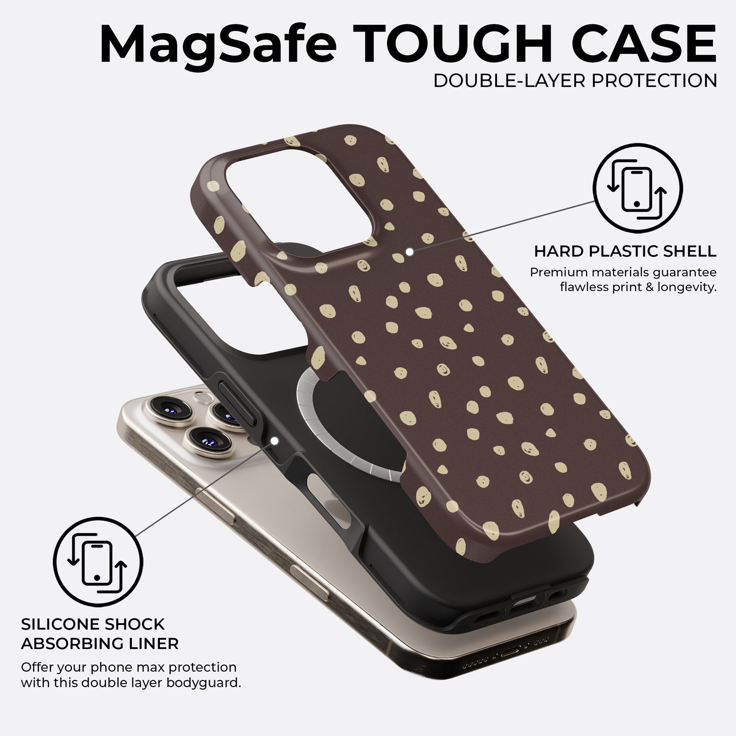 Mocha - MagSafe • Tough iPhone Case