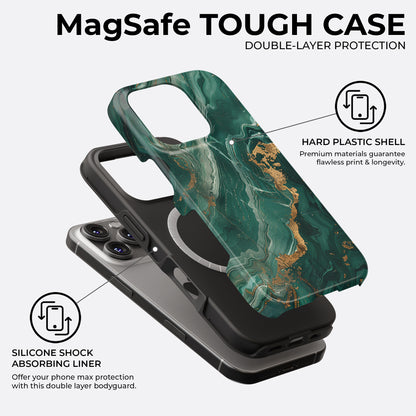 Emerald Luxe - MagSafe • Tough iPhone Case
