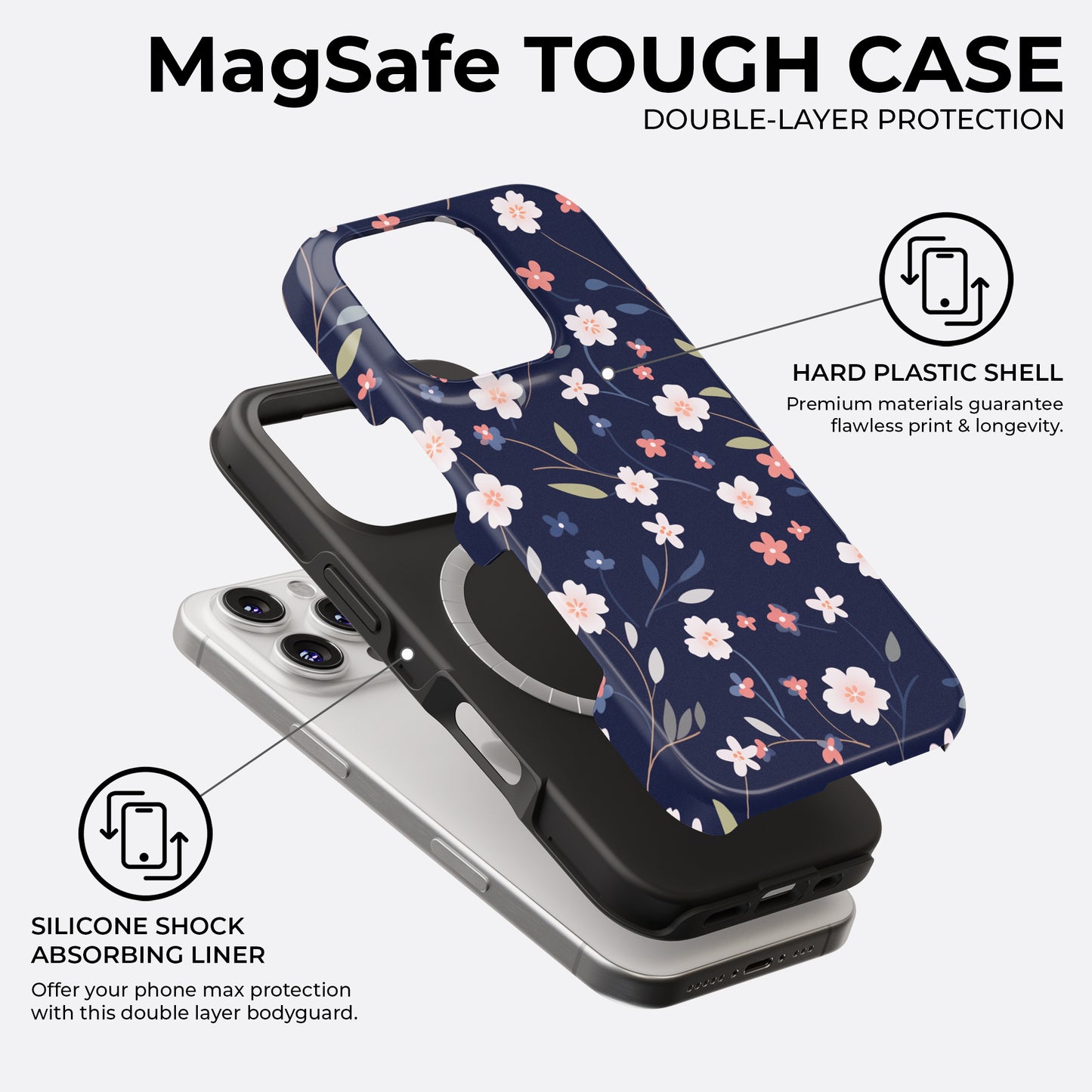 Pastel Poem - MagSafe • Tough iPhone Case