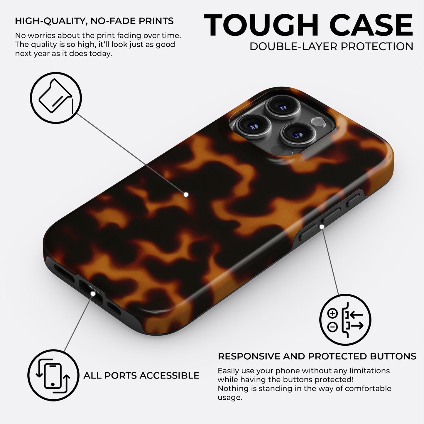 Tortoise - Phone Case • Tough