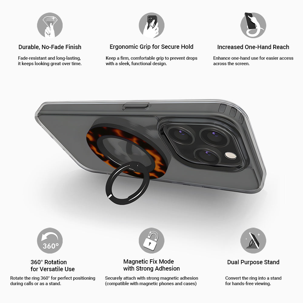 Tortoise - Magnetic Ring Holder